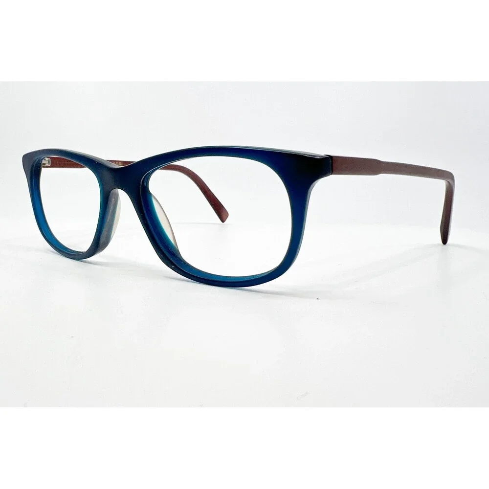 Warby Parker Sullivan Eyeglass Frames Womens Blue Brown 50-18-142 39845